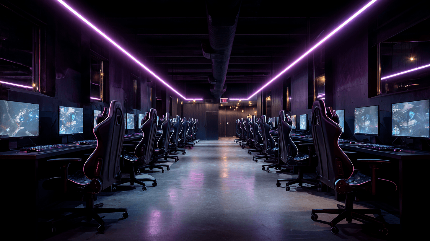 VOIDARENA gaming lounge interior